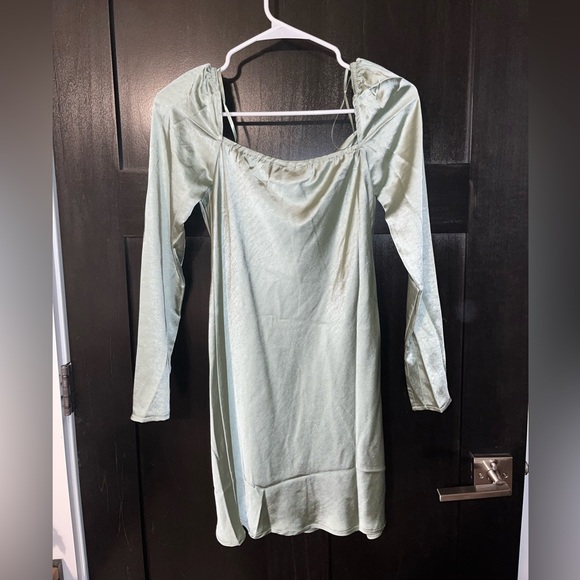 Princess Polly mini dress sage new w/ tags - Picture 3 of 4